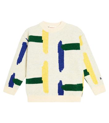 Bobo Choses Geometric jacquard sweater