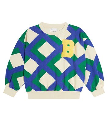 Bobo Choses Giant Check cotton jersey sweatshirt