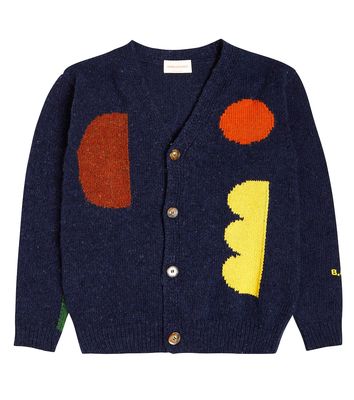 Bobo Choses Intarsia wool-blend cardigan