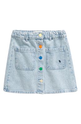 Bobo Choses Kids' Cotton Denim Skirt in Light Blue