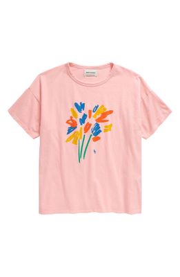 Bobo Choses Kids' Fireworks Organic Cotton Graphic T-Shirt in Pink