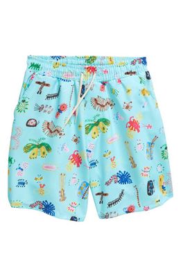 Bobo Choses Kids' Funny Insects Swim Trunks in Aqua Blue
