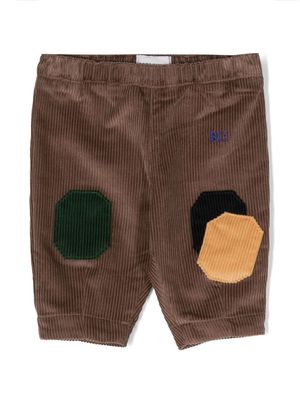 Bobo Choses knee-patch corduroy trousers - Brown