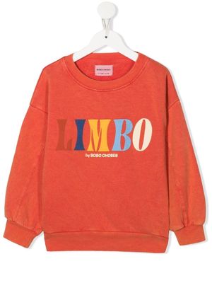 Bobo Choses Limbo organic-cotton sweatshirt - Orange
