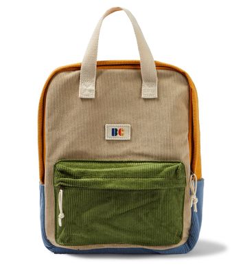Bobo Choses Logo colorblocked corduroy backpack