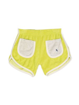 Bobo Choses logo-embroidered terry shorts - Green