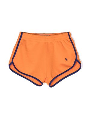 Bobo Choses logo-embroidered towelling shorts - Orange