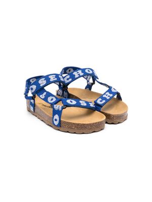 Bobo Choses logo-jacquard sandals - Blue