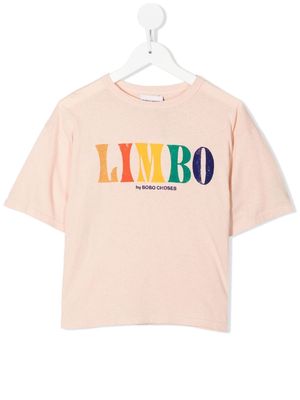 Bobo Choses logo-print cotton T-shirt - Orange