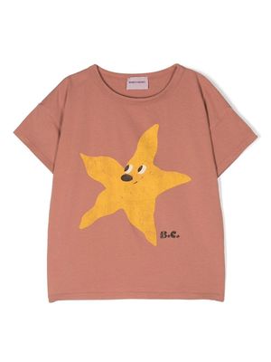 Bobo Choses logo-print detail T-shirt - Pink