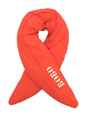 Bobo Choses logo print scarf - Red