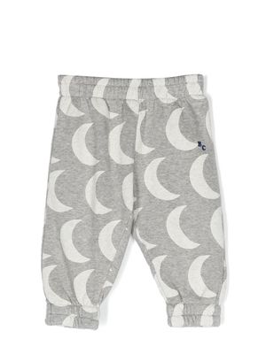 Bobo Choses moon-print trousers - Grey