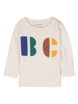 Bobo Choses Multicolor-print longsleeved sweatshirt - Neutrals