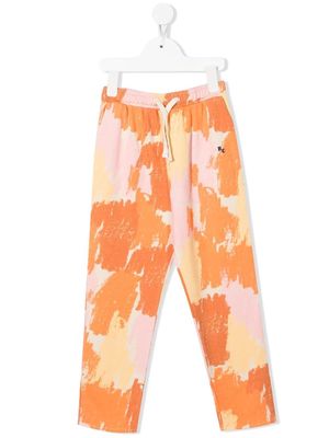Bobo Choses patterned elasticated track pants - Orange