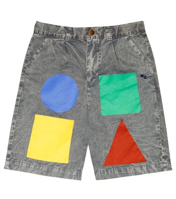 Bobo Choses Printed cotton Bermuda shorts