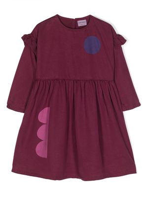 Bobo Choses ruffle-detailing lyocell dress - Purple