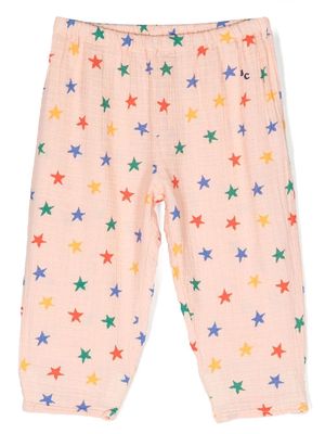 Bobo Choses star-print cotton pants - Pink