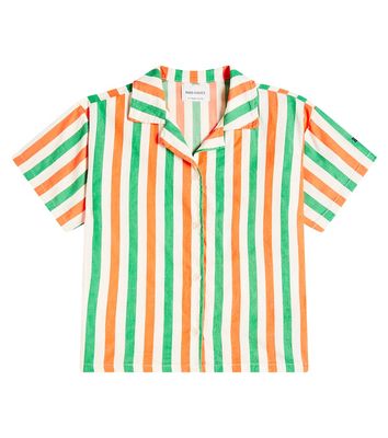 Bobo Choses Striped cotton bowling shirt