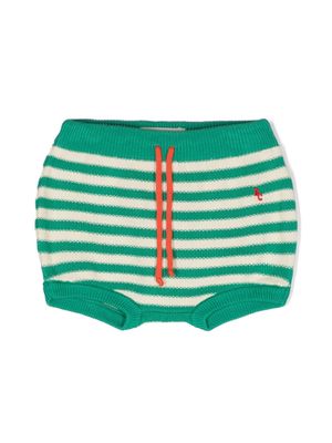 Bobo Choses striped organic cotton bloomers - Green