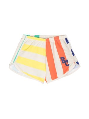 Bobo Choses striped swim shorts - Orange