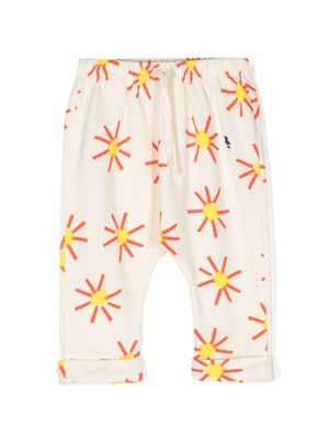 Bobo Choses sun-print organic cotton trousers - Neutrals