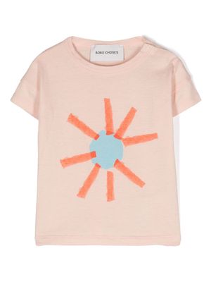 Bobo Choses sun-print T-shirt - Pink