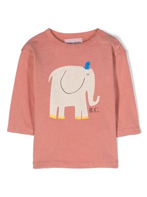 Bobo Choses The Elephant organic cotton T-shirt - Red
