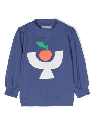 Bobo Choses Tomato Plate sweatshirt - Blue