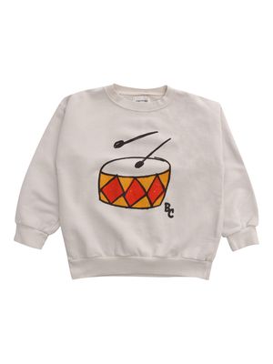 Bobo Choses White Sweatshirt With Print