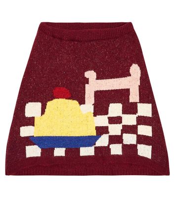 Bobo Choses Yummy Cake knitted skirt