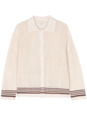 BODE Bayberry overshirt cardigan - Neutrals