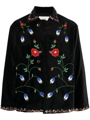 BODE bead-embellished shirt jacket - Black