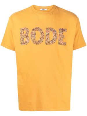 BODE bead-embellished T-shirt - Orange