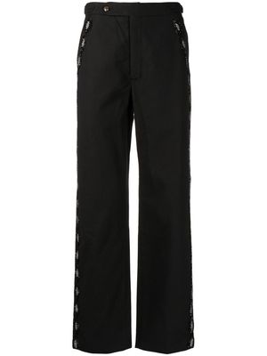 BODE bead-embellished tailored trousers - Black