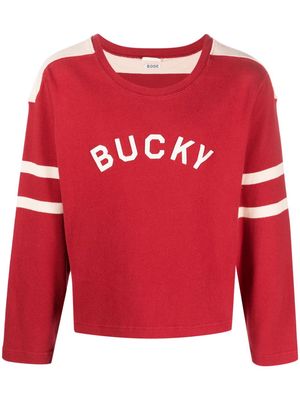 BODE Bucky cotton jumper - Red