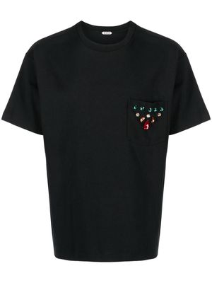 BODE crystal-embellished cotton T-shirt - Black