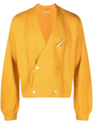 BODE double-breasted cardigan - Yellow