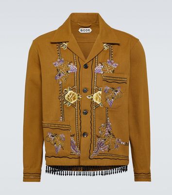 Bode Embroidered cotton jacket