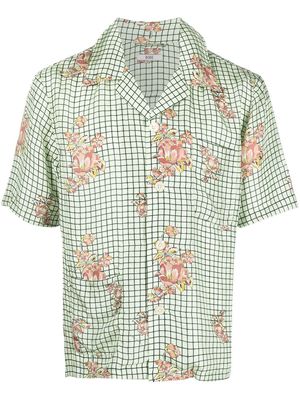 BODE floral-print short-sleeve shirt - Green