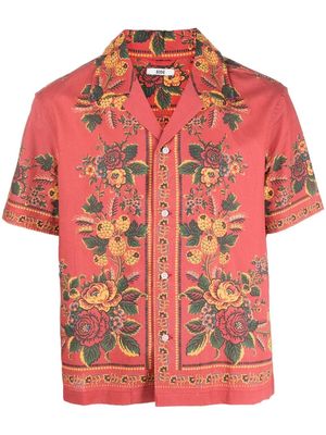 BODE Floribunda short sleeve shirt - Red