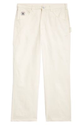 Bode Herringbone Knolly Brook Trousers in White
