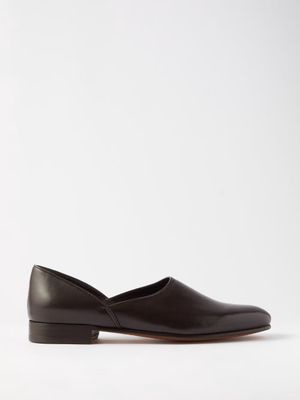 Bode - House Leather Shoes - Mens - Dark Brown