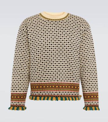 Bode Jacquard wool sweater