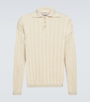 Bode Knitted cotton polo shirt