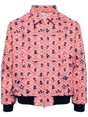 BODE Monte Rosa bomber jacket - Pink