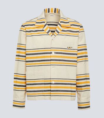 Bode Namesake striped cotton shirt