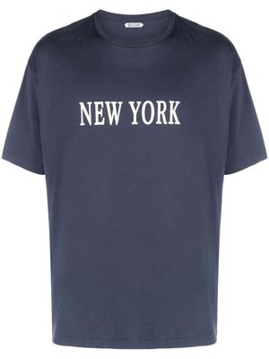 BODE New York cotton T-shirt - Blue