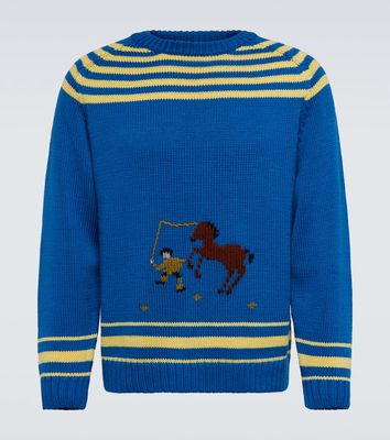 Bode Pony Lasso wool-blend sweater