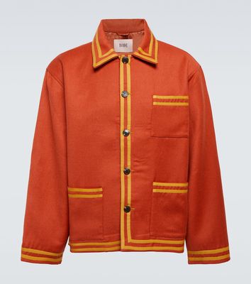 Bode Society Club wool blouson jacket