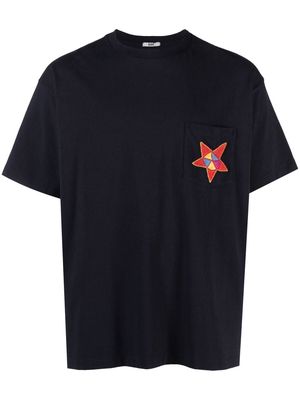 BODE star-patch short-sleeve T-shirt - Blue